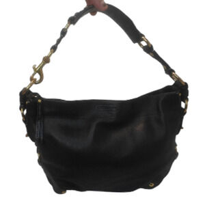 Vintage Black Coach Carly hobo bag